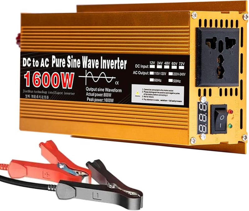 1600W 24V Sine Wave Solar Inverter Stable Power Supply For Electronic Devices - Image 4