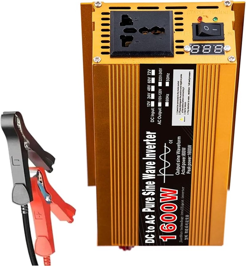 1600W 24V Sine Wave Solar Inverter Stable Power Supply For Electronic Devices - Image 1