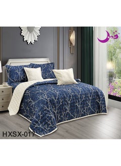 Moon Summer printed double bed sheet  - Image 1