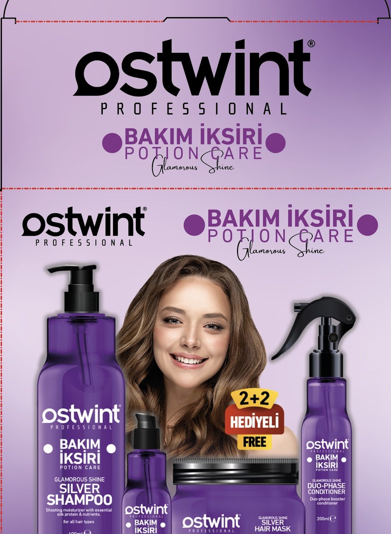 أوستوينت رينساج مجموعة شامبو الشعر الأشقر(شامبو+بلسم+سيروم+ماسك)منتج تركي - Image 2