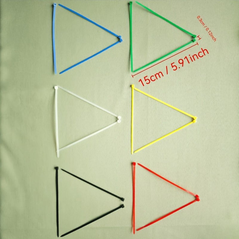 18 Pieces Random Mix Of Colors Plastic Garden Ties For Plant Fixing Wire Bundling And Craft Art - Image 3