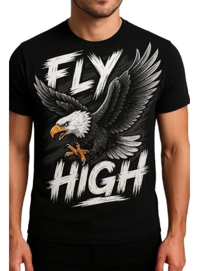 تي شيرت رجالي فاخر من اتش اف ايه، الموديل رقم 16، مصنوع من القطن الناعم والمتين بنسبة 100%. يتميز التي شيرت بتصميمه الأنيق بياقة دائرية وأكمام قصيرة، مما يمنحك التوازن المثالي بين الراحة والأناقة