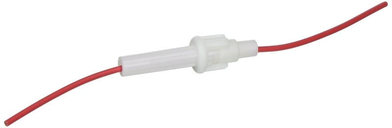 GFS703-R Fuse Holder, in-Line, 20AWG for 1-1/4" x 1/4" Size Fuse (Pack of 10)