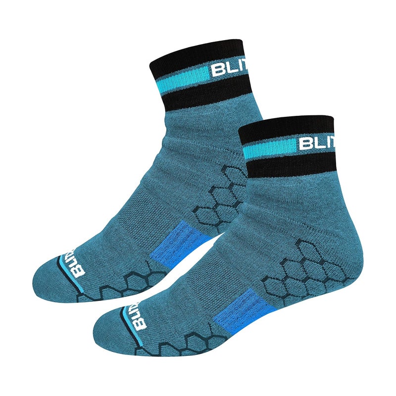 BLITZSOX Hi-Tech Performance Sports Socks for Men (Badminton, Running, Gym & Indoor Training), Pack of 3 - Image 4