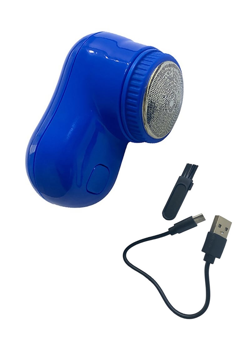 إيه جي دي ماكينة حلاقة كهربائية صغيرة محمولة دوارة، سهلة الاستخدام، وقابلة لإعادة الشحن موديل (SQ-210) أزرق - Image 3