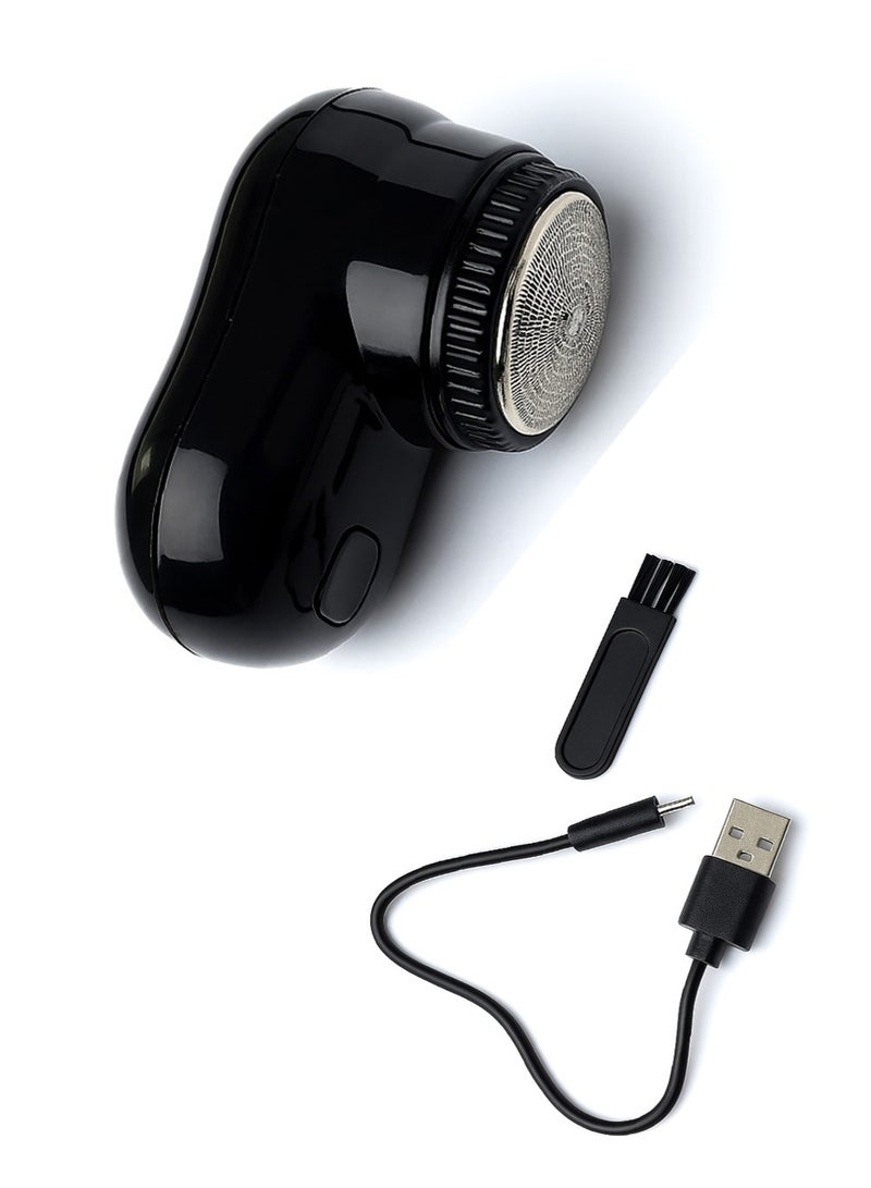 إيه جي دي ماكينة حلاقة كهربائية صغيرة محمولة دوارة، سهلة الاستخدام، وقابلة لإعادة الشحن موديل (SQ-210) أزرق - Image 4