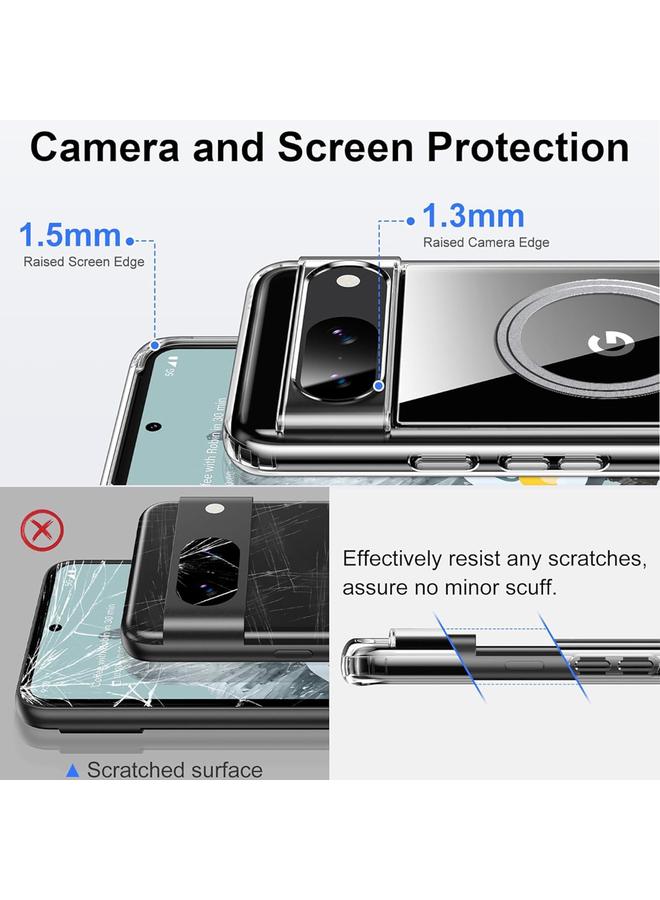 S-TOP Case For Google Pixel 9 Pro XL Transparent Frosted MagSafe Phone Case - Image 4