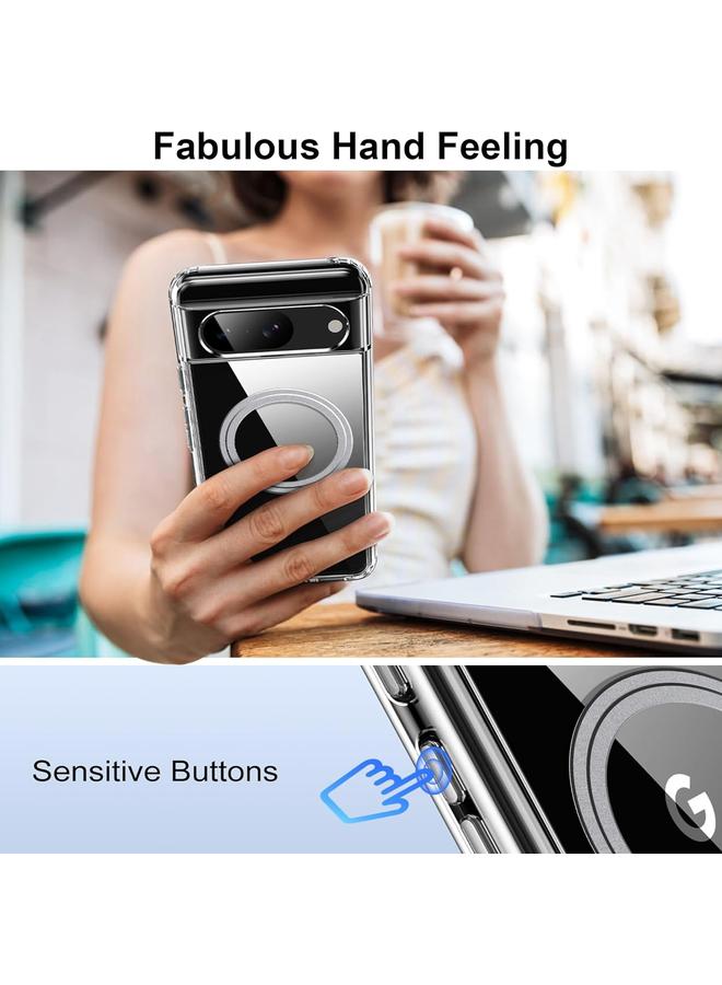 S-TOP Case For Google Pixel 9 Pro XL Transparent Frosted MagSafe Phone Case - Image 5