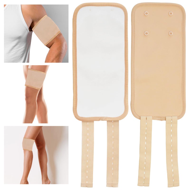 AUTO CARE 2Pcs Castor Oil Joint Pack Reusable Essential Oil Leg Care Pack Leakproof Castor Oil Hand Pack Complementary Therapy for Arthritis Gout Tendonitis Bursitis and Joint Pain - Image 3