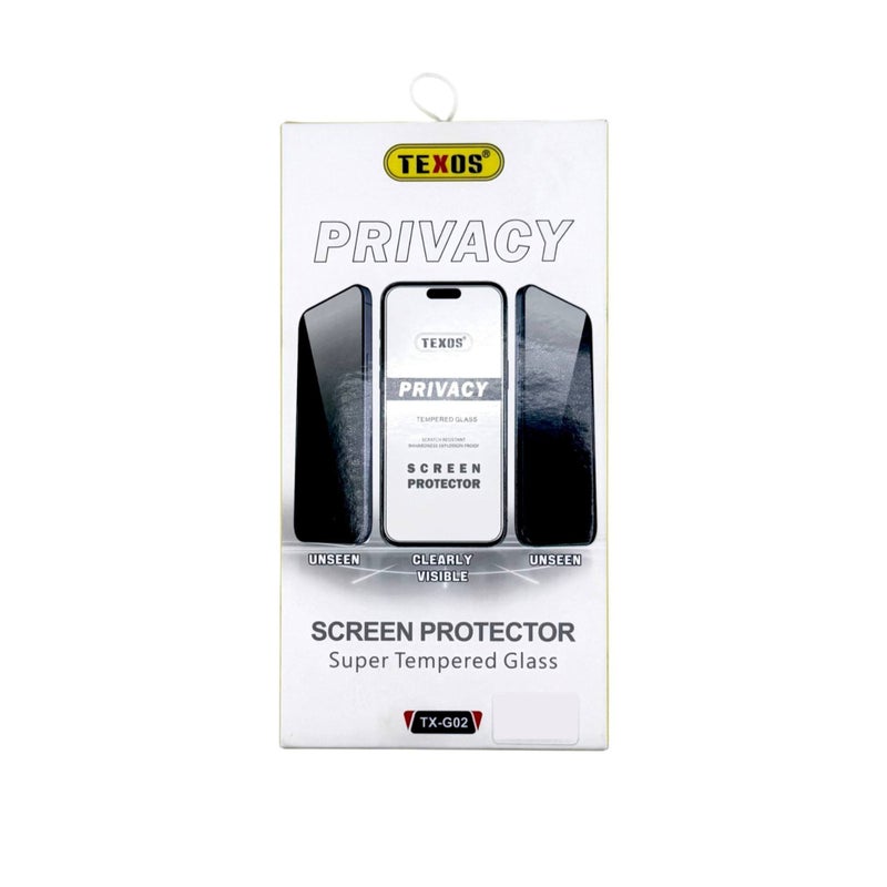 TEXOS G-02 Privacy Tempered Glass Screen Protector for iPhone - Image 1