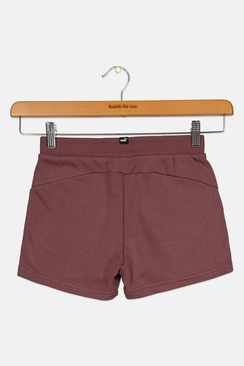 PUMA Kids Girl Sportswear Fit Outdoor Shorts, Mauve - Image 2