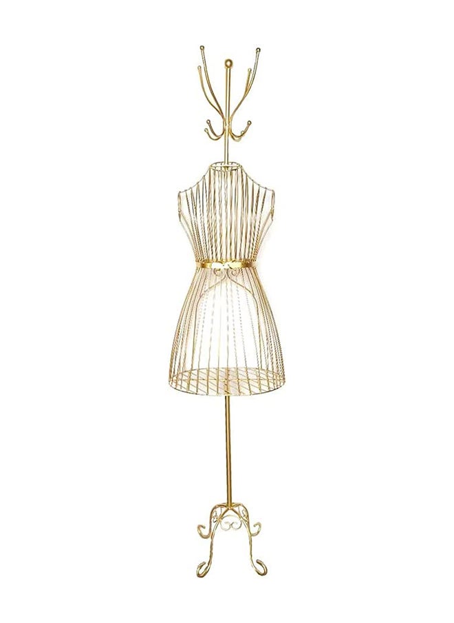HOME TASTE Hometaste Tailors Dummy Mannequins Female Mannequin Torso Body Metal Wire Frame Dress Jewelry Display Mannequin Sewing Female Mannequin 