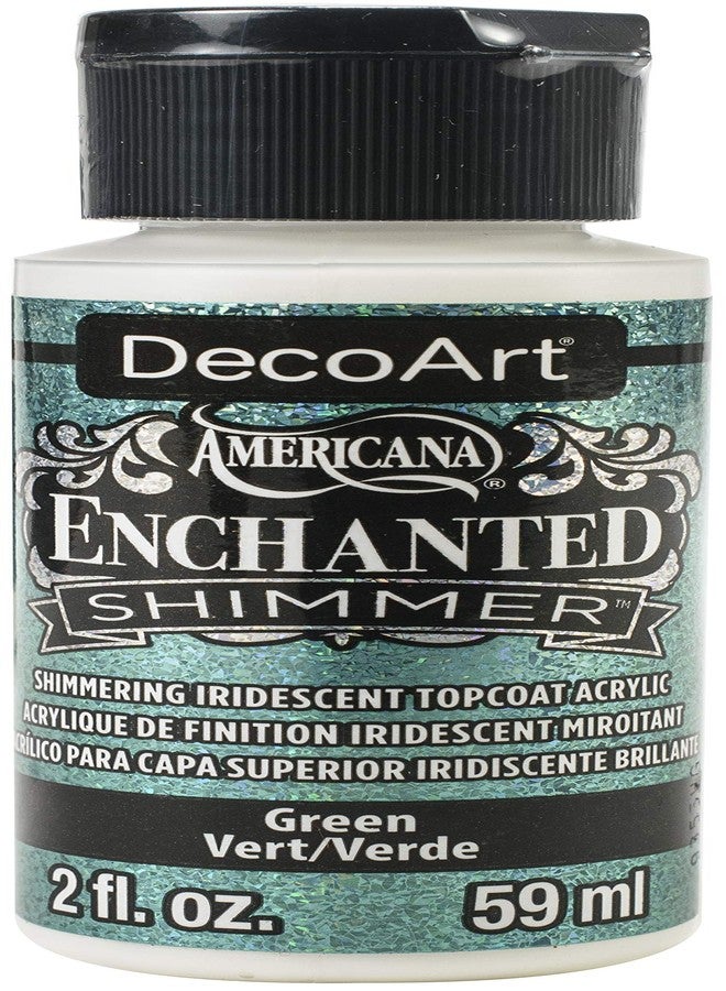 DecoArt Deco Art ENCHANTED SHIMMR 2OZ GREEN, us:one size - Image 1