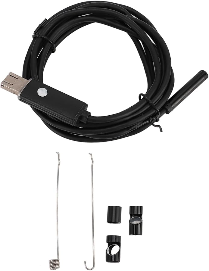 Endoscope with 6 LEDs 360 Degree Rotatable HD Inspection IP67 Waterproof 10m Hardwire Cable - Image 2