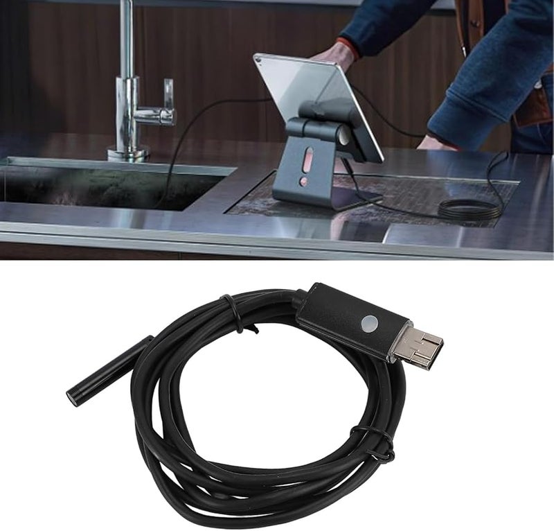 Endoscope with 6 LEDs 360 Degree Rotatable HD Inspection IP67 Waterproof 10m Hardwire Cable - Image 5