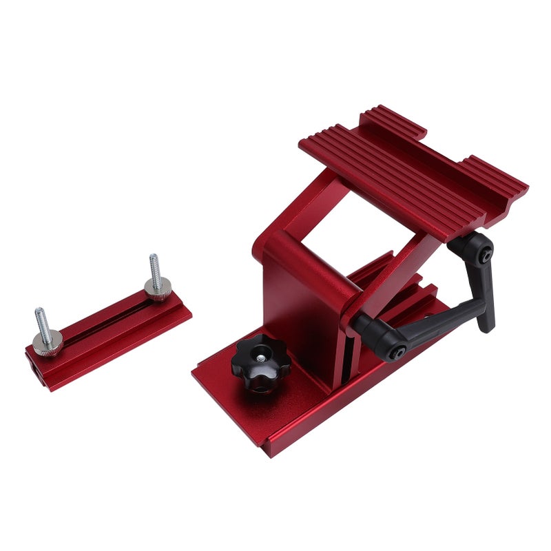 Tool Grinder Sharpening Fixture Aluminum Alloy Adjustable Bench Grinder Tool Rest Sharpening Jig for 6in and 8in Grinders and Sanders - Image 2