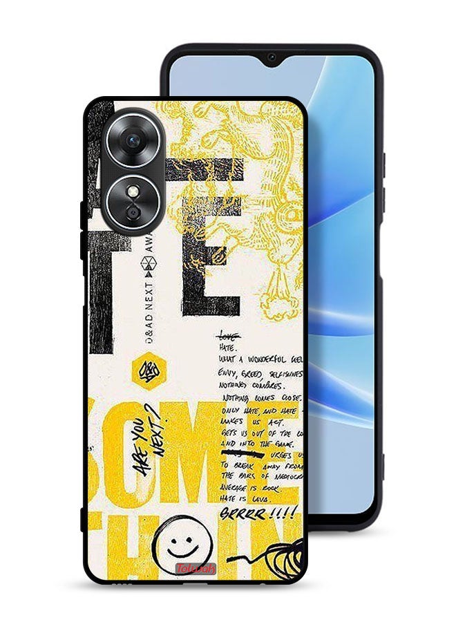 Tolwak Oppo A17 Protective Case Cover Are you next - Image 1