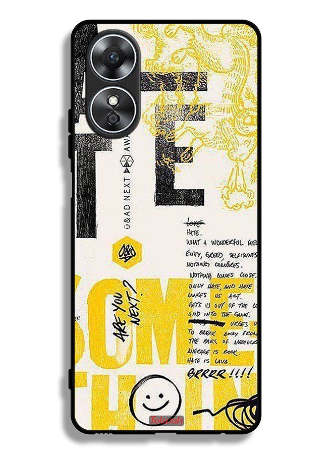 Tolwak Oppo A17 Protective Case Cover Are you next - Image 2