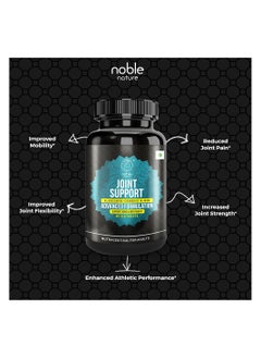 noble nature Joint Support Supplement with Glucosamine Chondroitin Turmeric MSM Boswellia - Supports Bone & Joint Health - 60 Veg Tablets  - Image 5