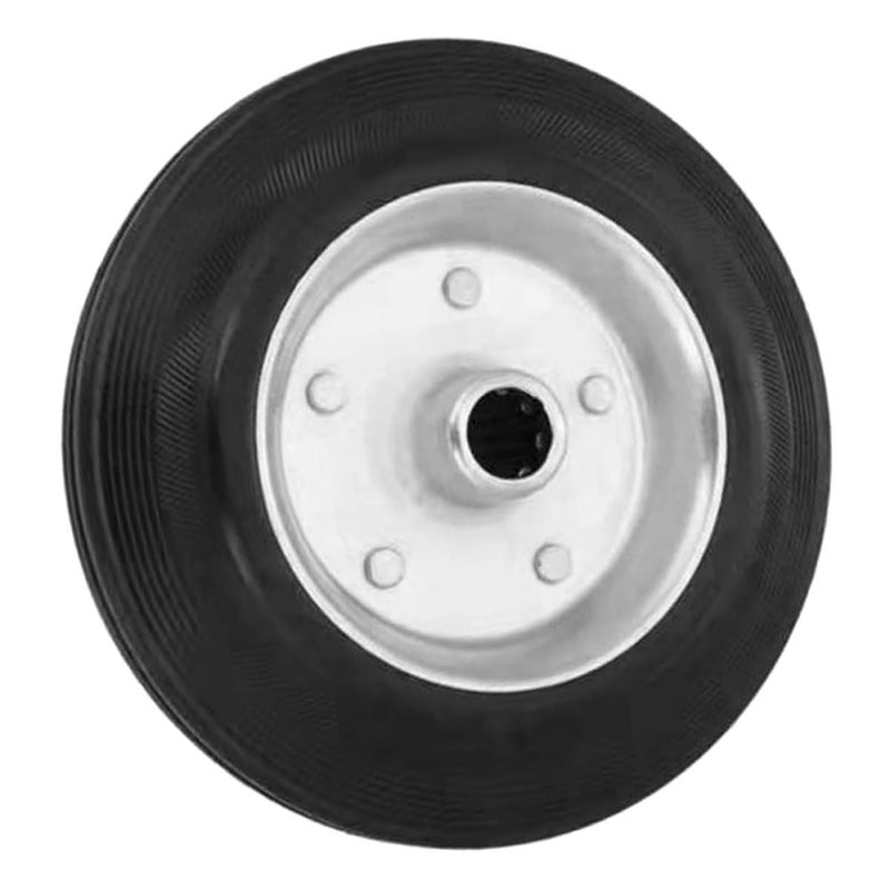 Heavy Duty Solid Rubber Swivel Caster Wheel 4 Inch for Carts Industrial Furniture Smooth Rolling - Image 2