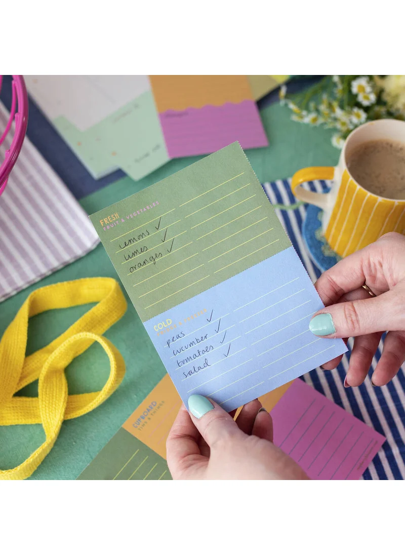 راسبيري بلوسوم Colourful Tear Off Food Shopping List