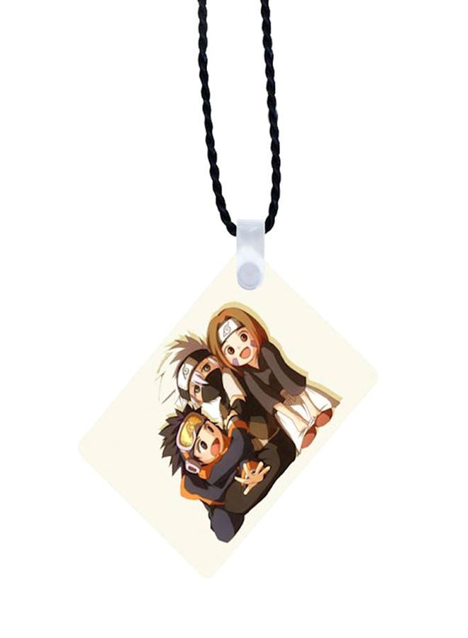 NIBEMINENT The Anime Naruto 2 In 1 Wooden Key Chain