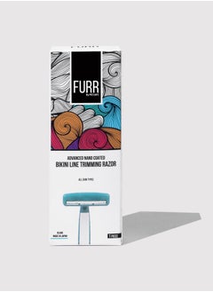 Furr FURR Body & Bikini Line Reusable Trimming Razor Combo | Painless Body Hair Removal | With Aloe Vera & Vitamin E Padding | Precision Of 4 Japanese Blade Coated With Titanium - Pack of 2  - Image 2