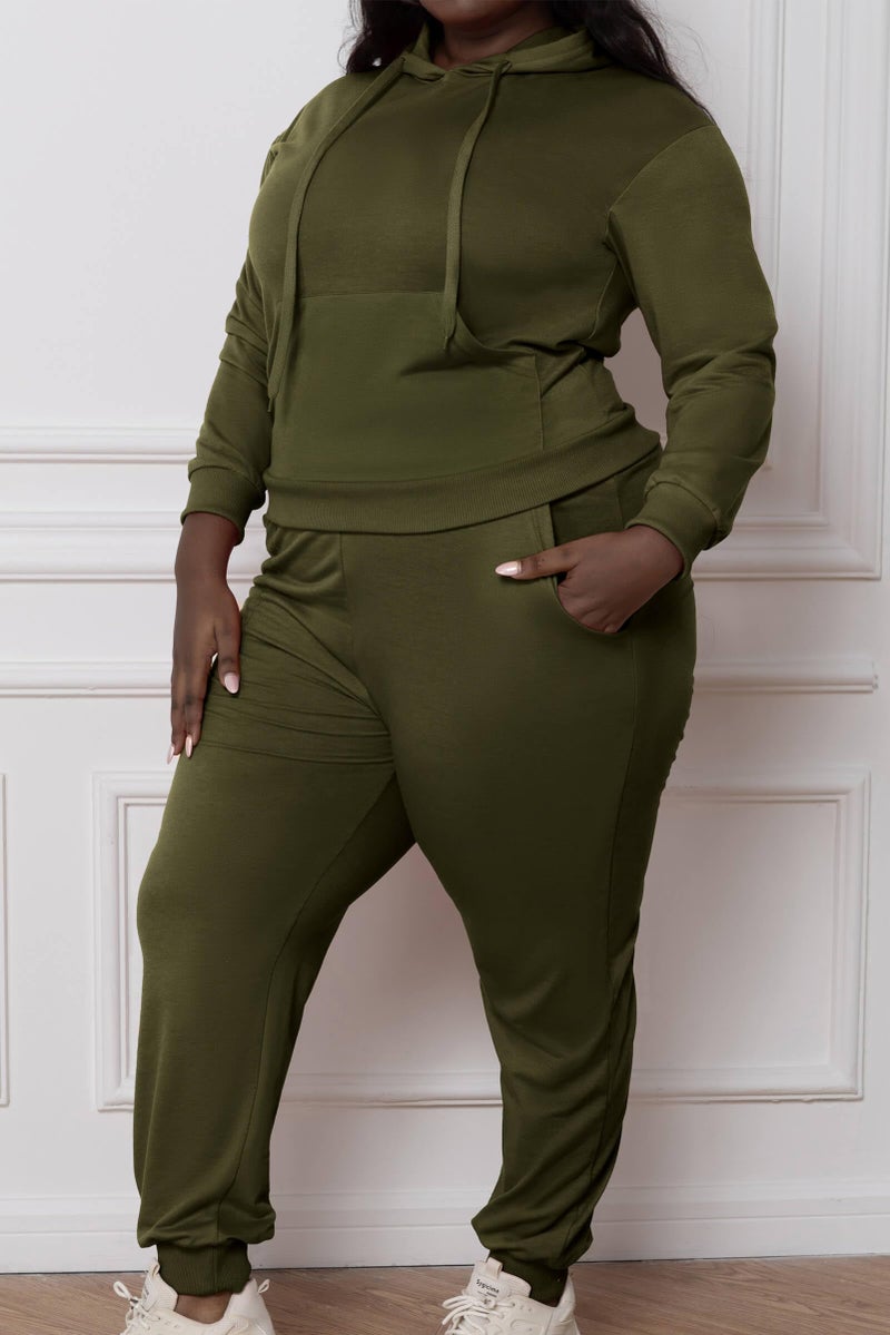 CLOCOR Jogger Sets For Women 2 Piece - Long Sleeve Casual Pullover Tracksuits Soild Color Sport Suits with Pocket - Image 4