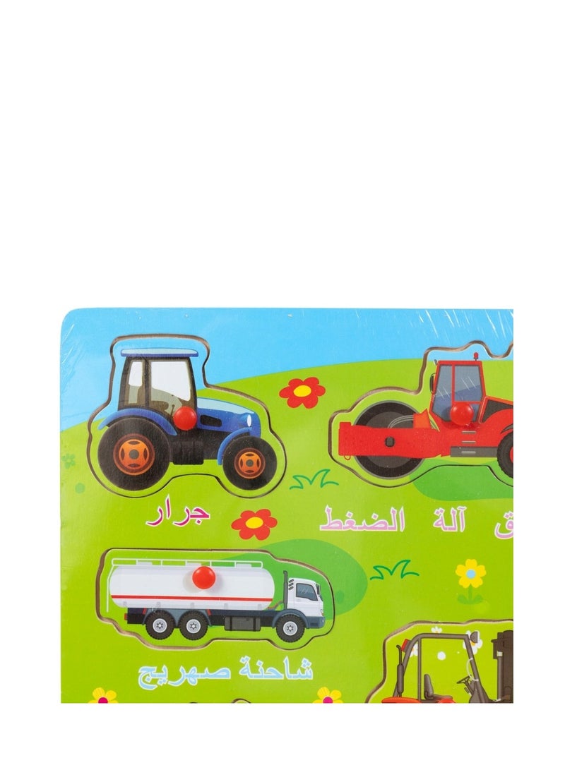 Car learning board for kids to learn names and shapes  - Image 3