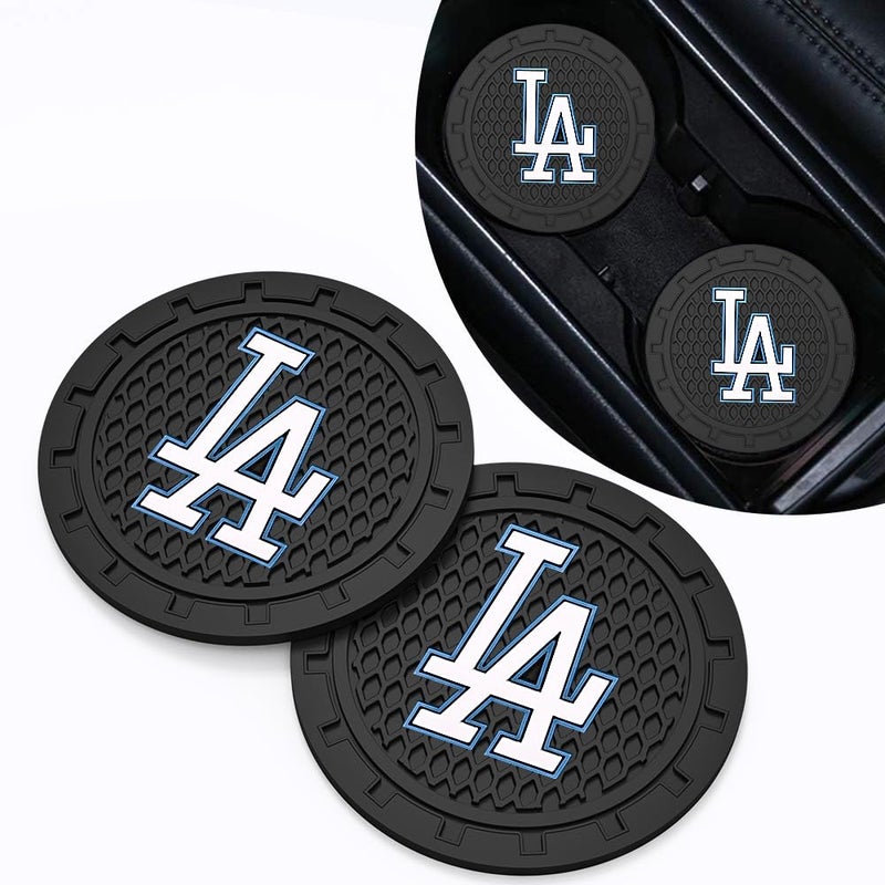 ARTANLIFE Silicone Dodgers Car Cup Holder CoastersBaseball Fans Car Coasters for LA Dodgers Fans NonSlip Universal Fit Cup Holder Insert - Image 3