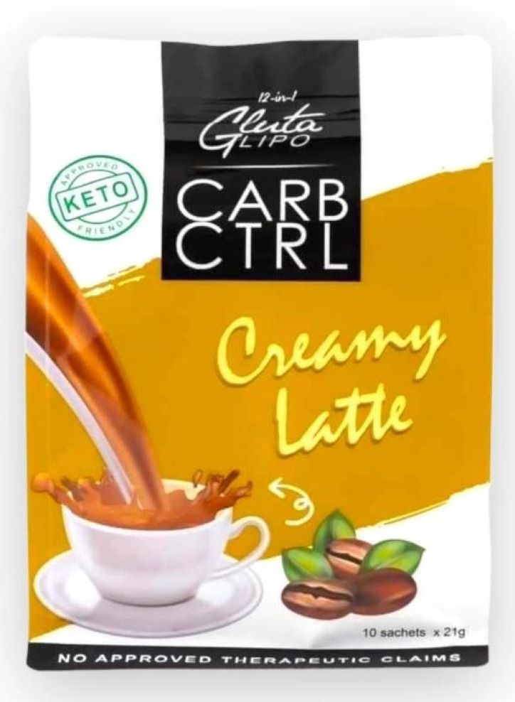 Gluta Carb Ctrl Creamy Latte 10 x 21g