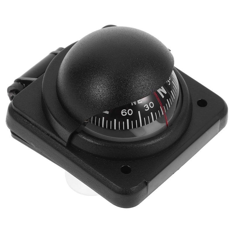 ABS Car Compass Easy Install Marine Navigator Dashboard Boat - Image 2