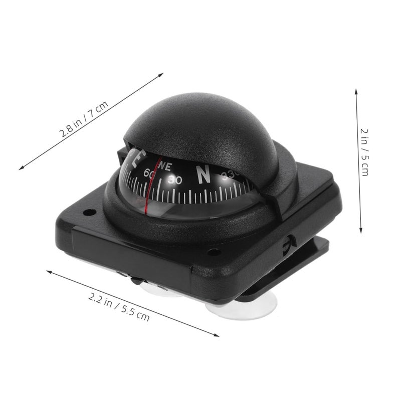 ABS Car Compass Easy Install Marine Navigator Dashboard Boat - Image 4