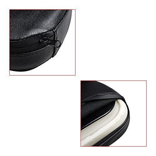 ANZIO Compatible with 1988-2020 Harley Touring Street Electra Glide Road King Adjustable Driver Plug-In Rider Backrest Pad - Image 4