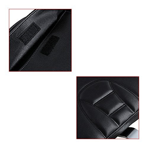 ANZIO Compatible with 1988-2020 Harley Touring Street Electra Glide Road King Adjustable Driver Plug-In Rider Backrest Pad - Image 3