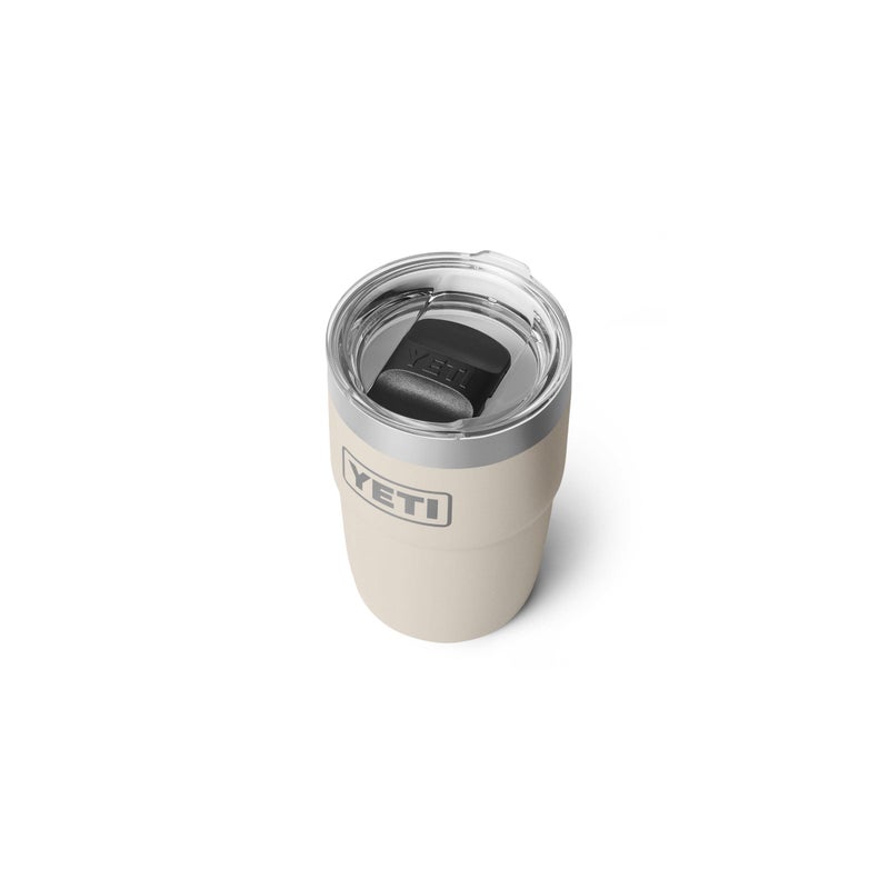 YETI Rambler 8 oz Insulated Coffee Mug with Lid - Stackable Double-Wall Vacuum Insulated Coffee Cup - DuraSip Ceramic Lining - Barista-Friendly Design - Stainless Steel - Dishwasher Safe, Cape Taupe - Image 3