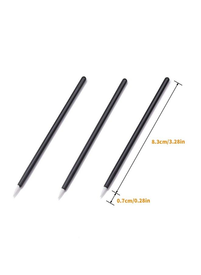 Nesa Disposable Makeup Brush Set (Fine Eyeliner Makeup Brushes Applicator Lip Liner Brushes 50 Pcs) Black - Image 5