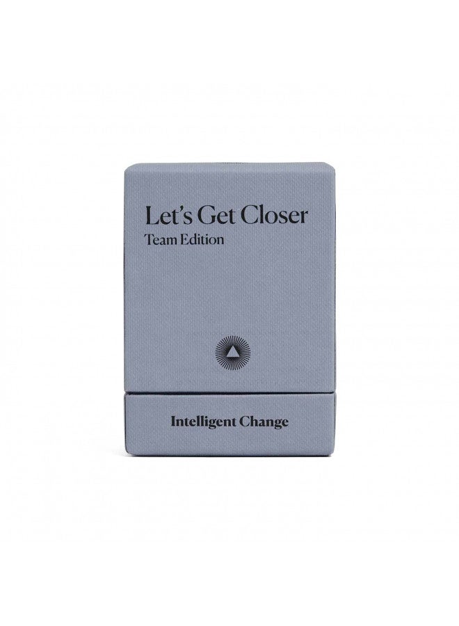 Intelligent Change Intelligent Change Get Closer Team Question Game, Conversation Cards for Team Culture and Bonding, Fun Talking Card Game for Colleagues, Icebreaker Game 52 Question Cards  - Image 3