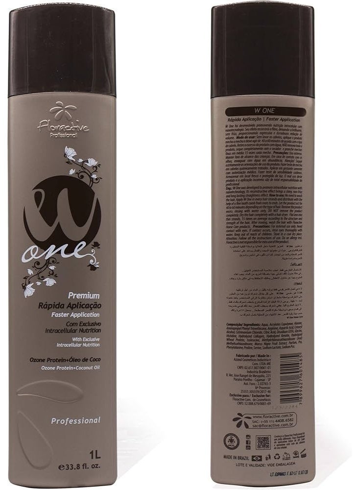 فلوراكتيف W. واحد فلورأكتيف نانو بروتين فرد الشعر (1000مل) – علاج تجميل فائق - Image 2