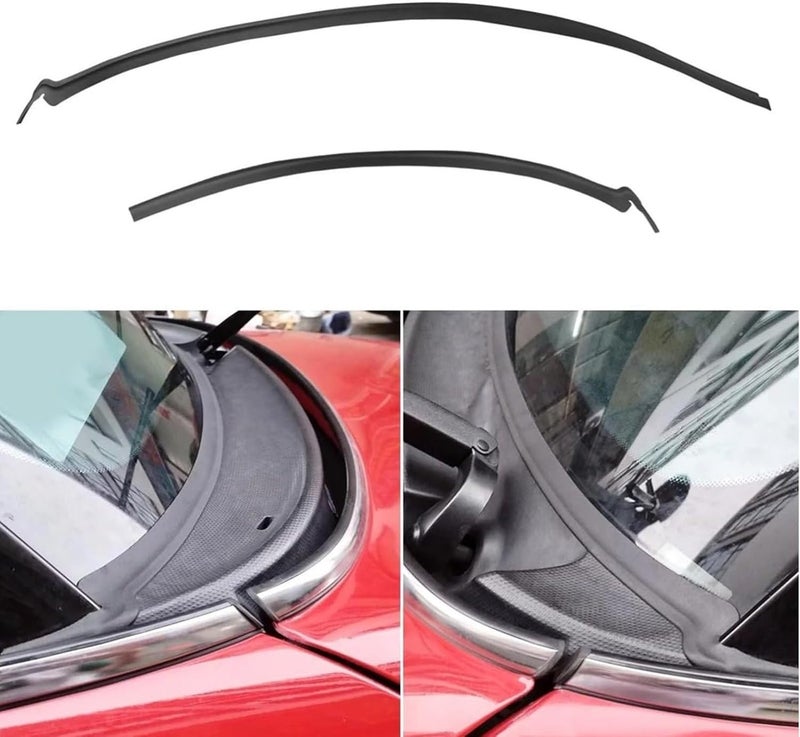 Prefer Warehouse 2Pcs Windshield Cowl Cover Apron Seal Trim Strip for Mini Cooper R55 R56 R57 (2007-2015) - Image 2