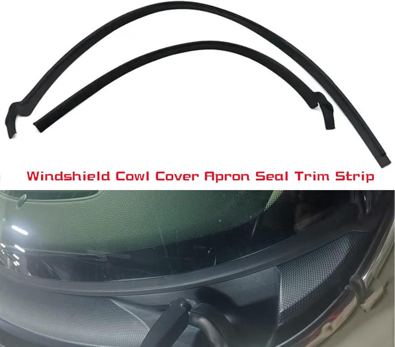 Prefer Warehouse 2Pcs Windshield Cowl Cover Apron Seal Trim Strip for Mini Cooper R55 R56 R57 (2007-2015) - Image 5