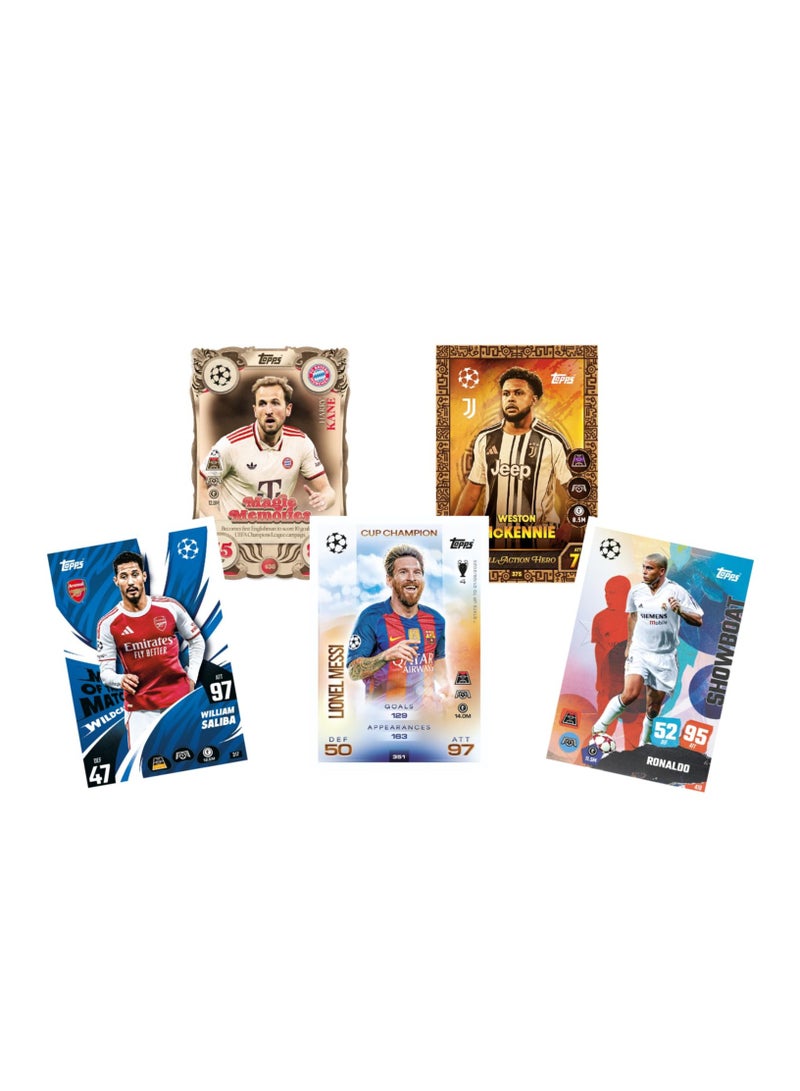 Topps UEFA Champions League Match Attax 2025 Trading and Collectible Card Game (Multipack of 4) - Image 3