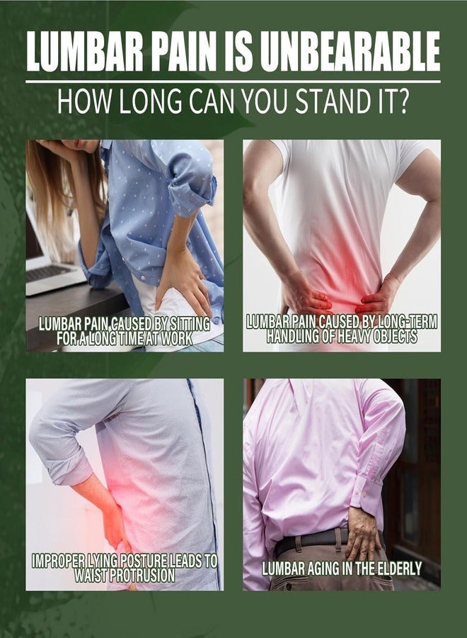 Lumbar Spine Relief Cold Spray,Back Pain Relief Sprays,Sciatica Pain Relief Gel Sprays,Lumbar Pain Relief Herbal Sprays,Cold Compress Lumbar Pain Relief Spray - Image 2