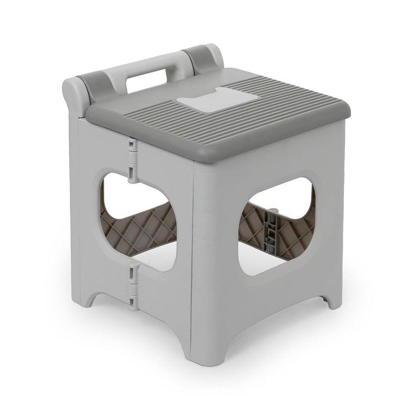 Toriox Folding Step StoolSuper Strong Foldable Stool for Adults Kids Portable Plastic Step Stool Non Slip Folding Stools for Kitchen Bathroom Bedroom Office Garden Outdoor