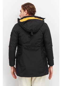 Reebok Men Sportswear Fit Hooded Long Sleeve Outdoor Jackets, Black  - Image 4