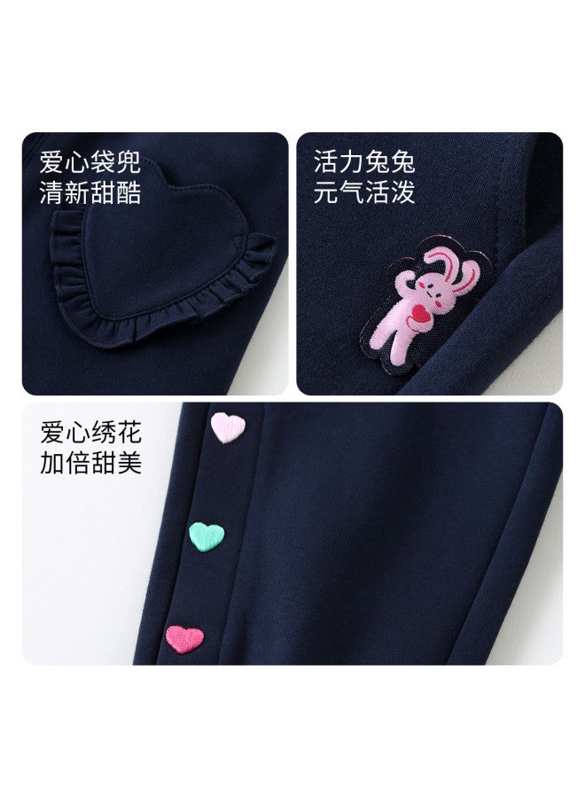 Annil girls' Casual Pants | Classic Sportswear Joggers | Spring/autumn Long Pants - Image 4