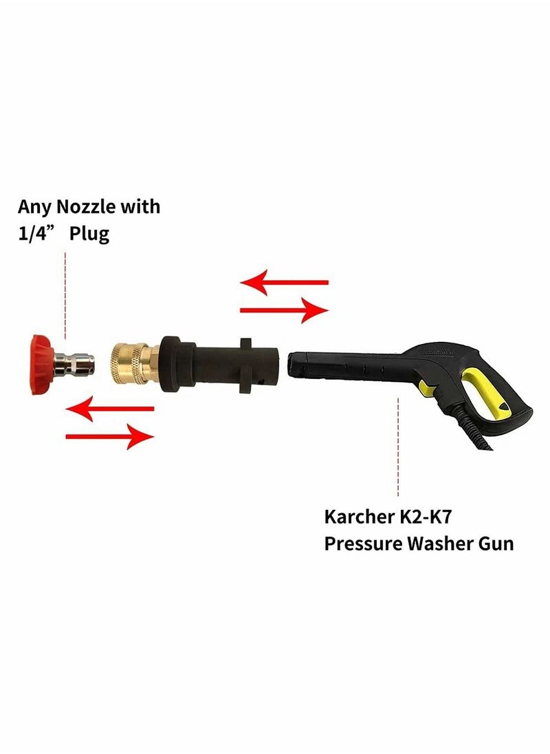 مغسلة الضغط العالي بندقية محول 1/4 &quot;فوهة الرش نصائح مجموعات النحاس الإناث موصل سريع لسلسلة Karcher K2 - K7 - pzsku/Z991D67F8B9FA5608B0C5Z/45/_/1665046240/0b7234de-5f44-4199-95cb-77b65d232f1b