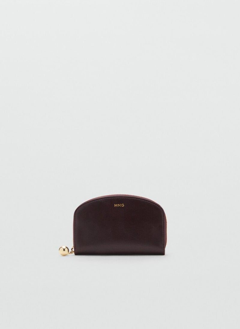 محفظة متوسطة مزينة بالخرز الصغير