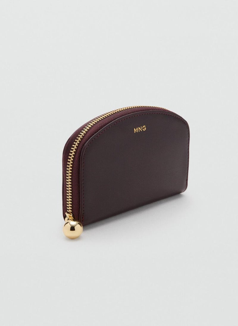 محفظة متوسطة مزينة بالخرز الصغير