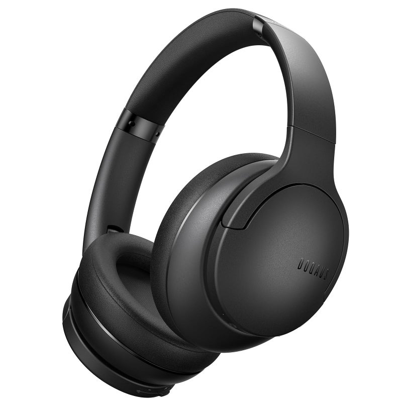 DOQAUS Over Ear Bluetooth Headphones Wireless, 90H Playtime, BT 5.4, 9 EQ Modes, HiFi Deep Bass, Movie & Sleep Mode, White Noises w/App Control, Memory Foam Cups for Travel, Gym, Workout, PC, Phone - Image 4